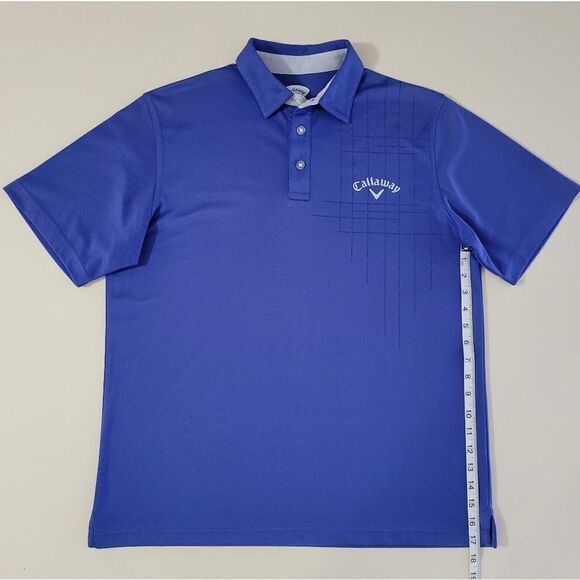 Callaway Men's Royal Blue Short Sleeve Golf Polo - Picture 5 of 13